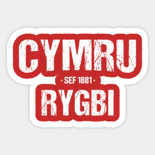 Undeb Rygbi Cymru Sticker